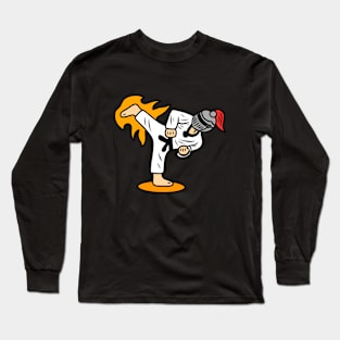 Cute Taekwondo Knight Long Sleeve T-Shirt